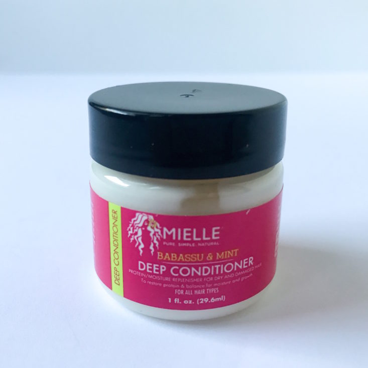 Mielle Organix Babassu Oil Mint Deep Conditioner, 1 oz