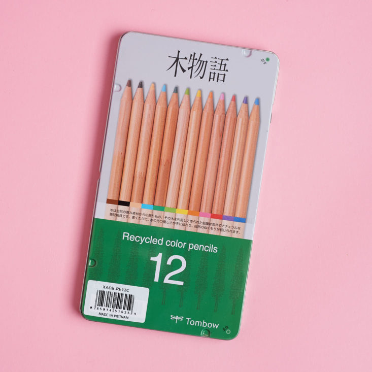 recycled colored pencils