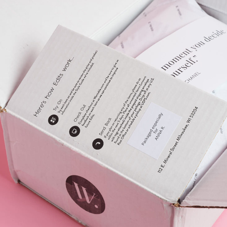 wantable unboxing