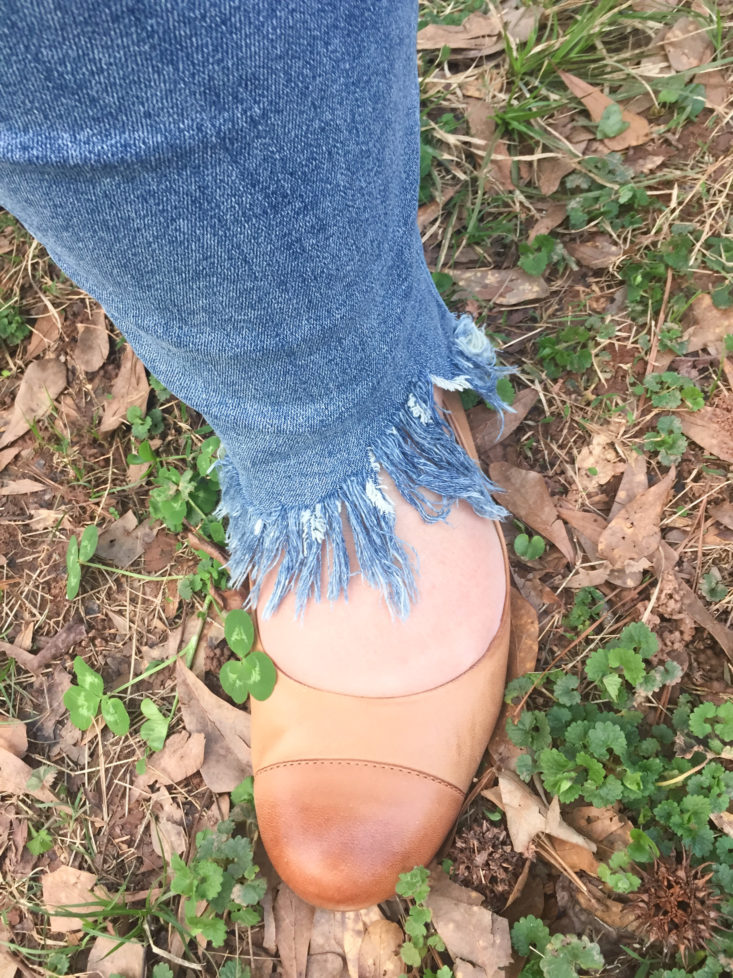 Ginger Fringed Hem Skinny Jeans by Lucky Brand -