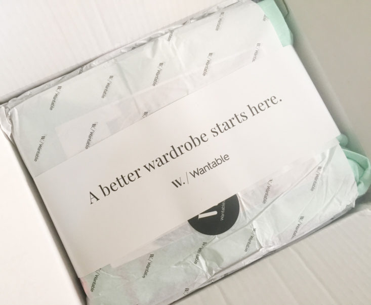 wantable plus fitness edit box open