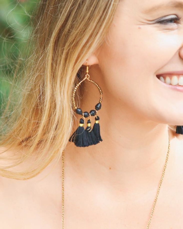 fair trade friday earring of the month dangling earrings