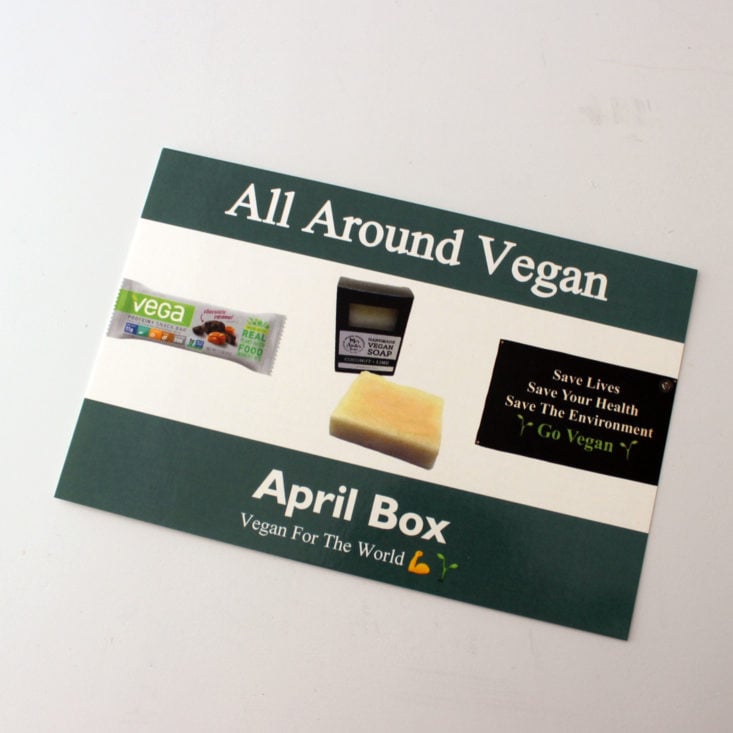 All Around Vegan April 2018 Booklet Front