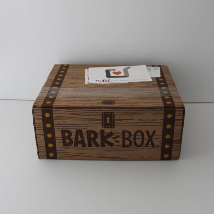 closed Barkbox Super Chewer box