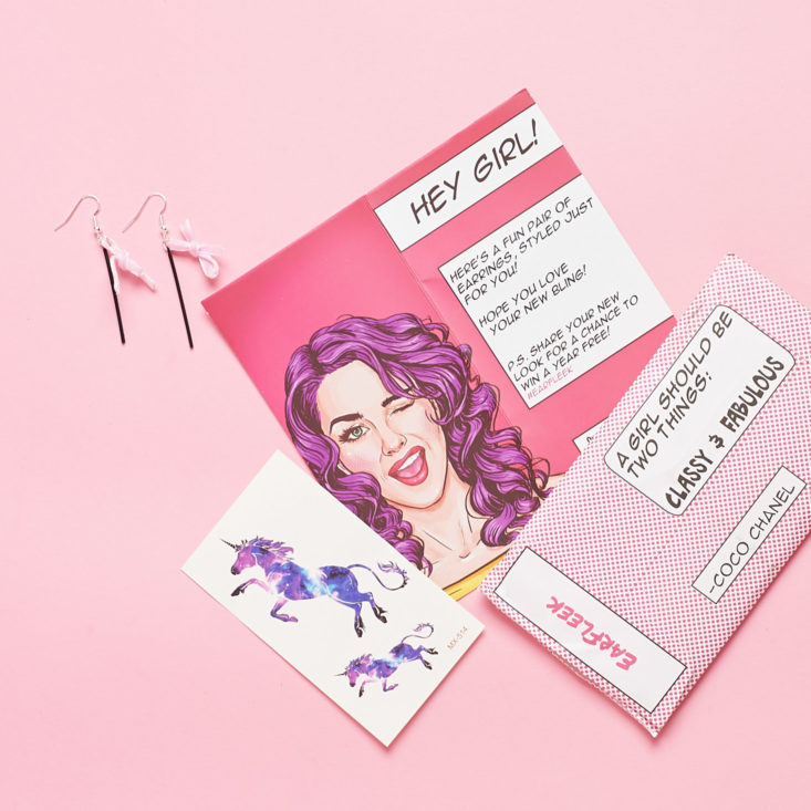 earfleek jewelry subscription earrings unboxing and review march 2018