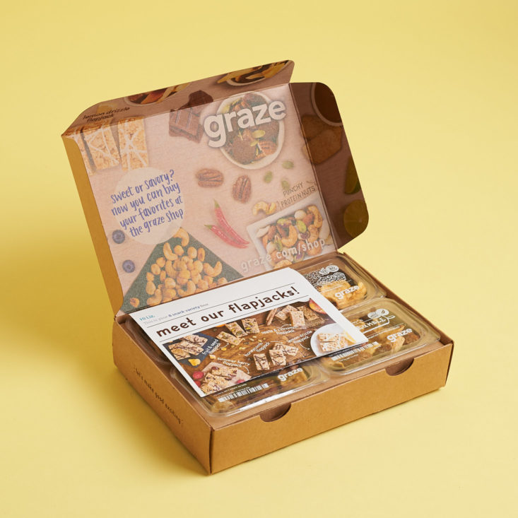 graze snack subscription box unboxing open box