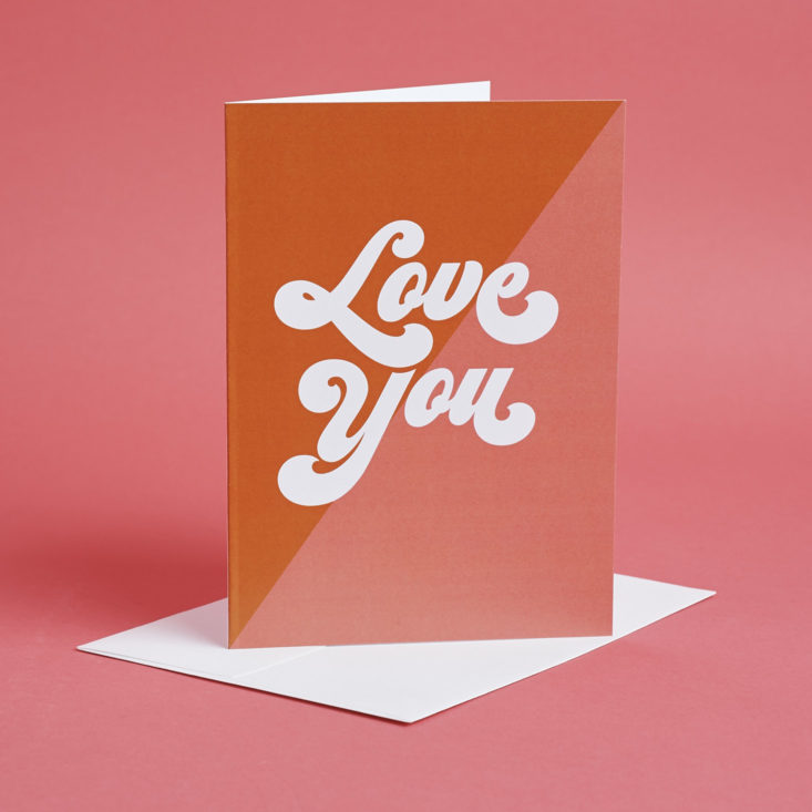 Love You Card
