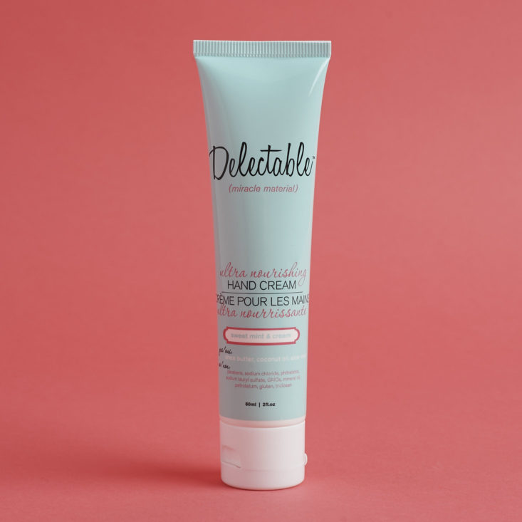 Cake Beauty Delectable ultra nourishing hand cream in sweet mint + cream