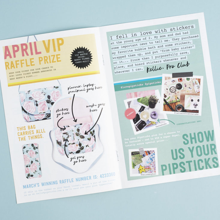 april vip booklet