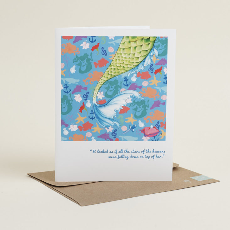 little mermaid quote card