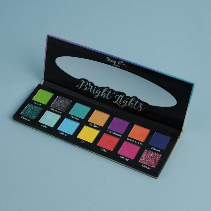 open Pinky Rose Bright Lights Palette