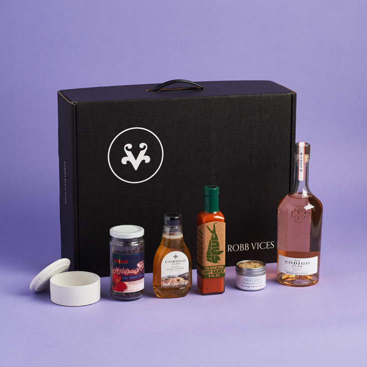 all contents of robb vices april 2018 box