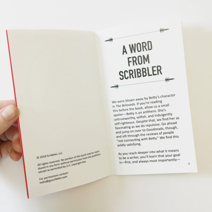 Scribbler April 2018 A Word from Scribbler
