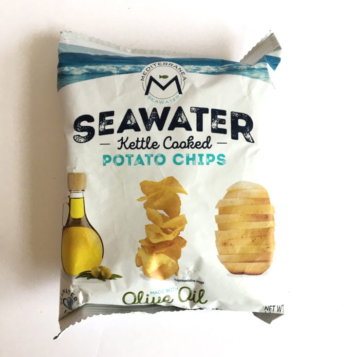 SnackSack February 2018 - seawater chips