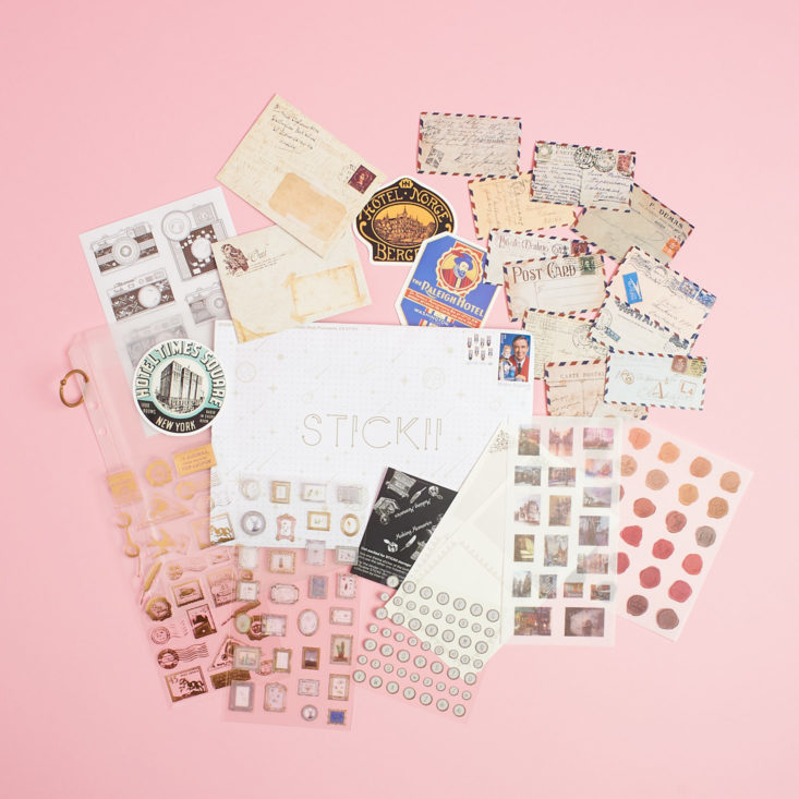 stickii sticker subscription box items for april