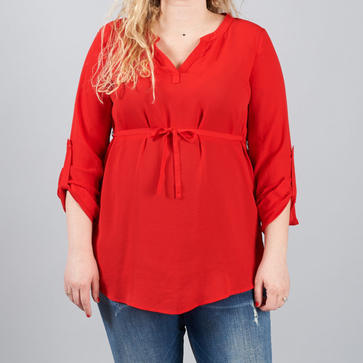 Stitch Fix Maternity April 2018 blouse 2