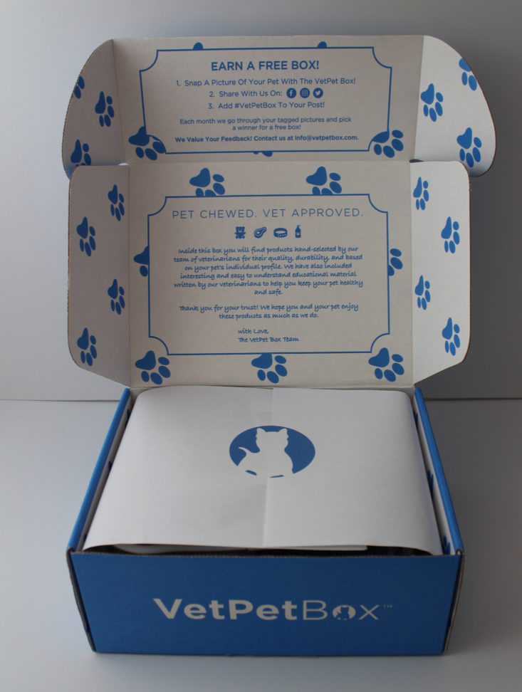 inside Vet Pet Box Dog April 2018 Box
