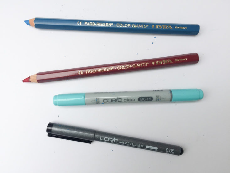 art snacks march 2018 pens
