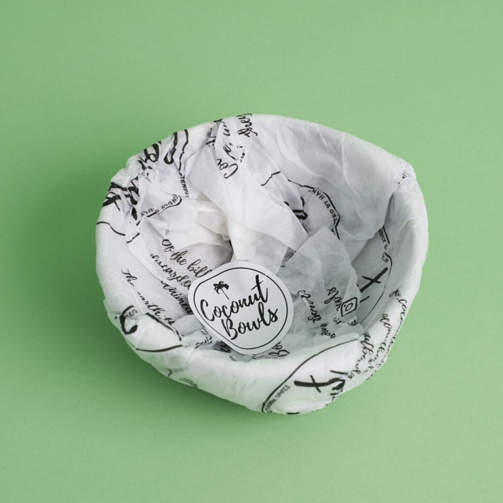 Wrapped Coconut Bowl