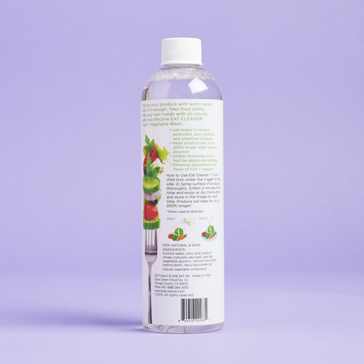 bombay and cedar april 2018 box veggie cleaner