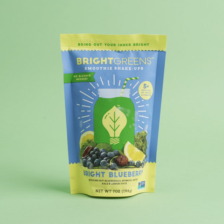 Bright Greens Bright Blueberry package