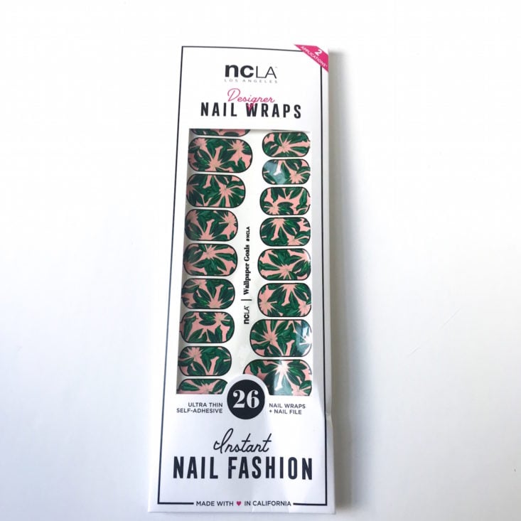 NCLA Nail Wraps in Wallpaper Goals 