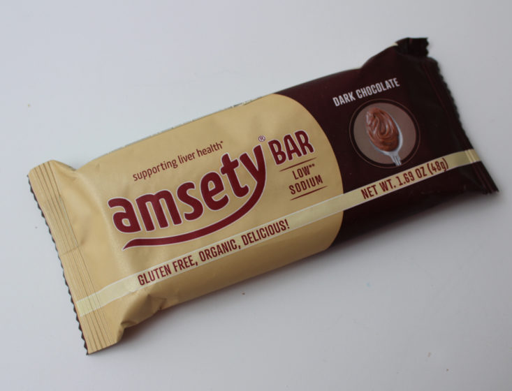 Amsety Bar in Dark Chocolate 