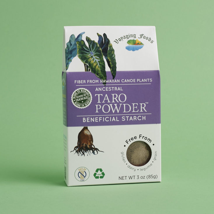 Voyaging Foods Taro Powder package