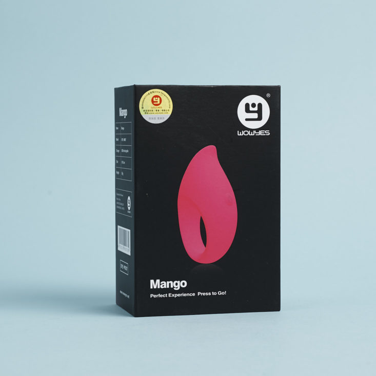 WowYes Mango Vibrator box