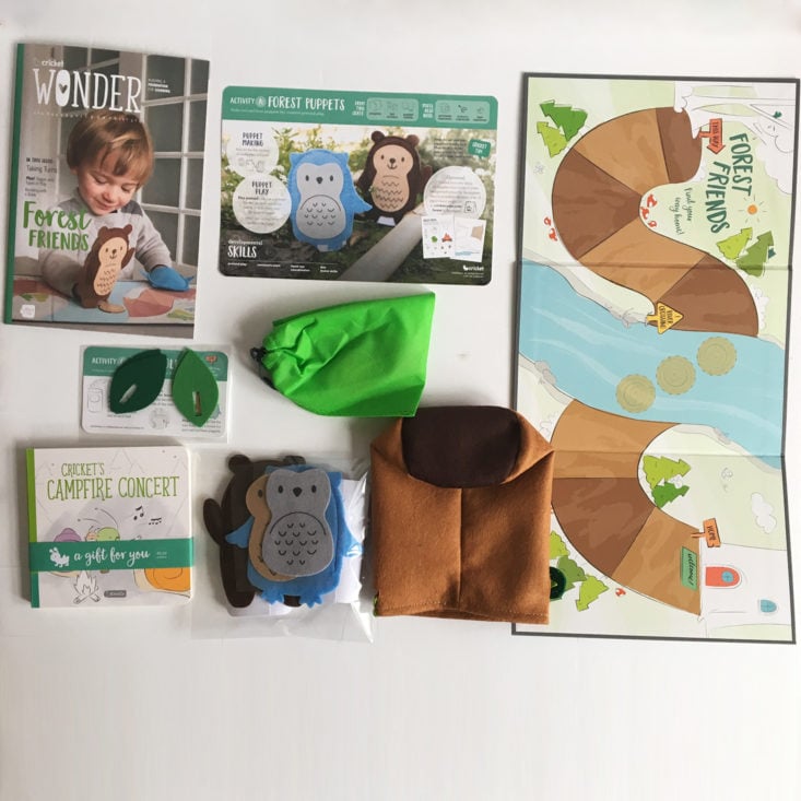 Kiwi Crate March 2018 - Box Contents