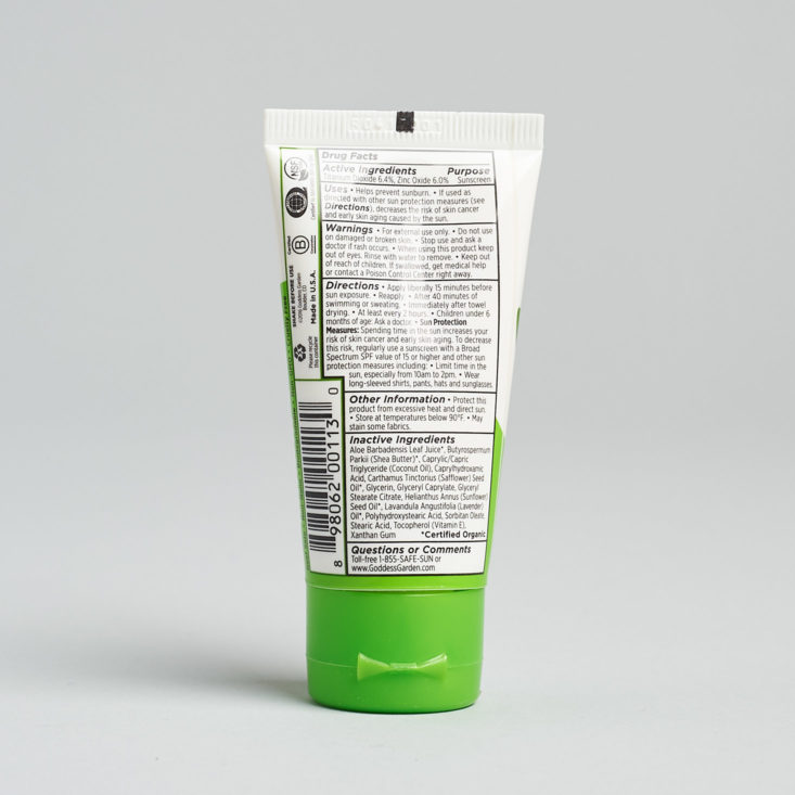 nontoxic sunscreen