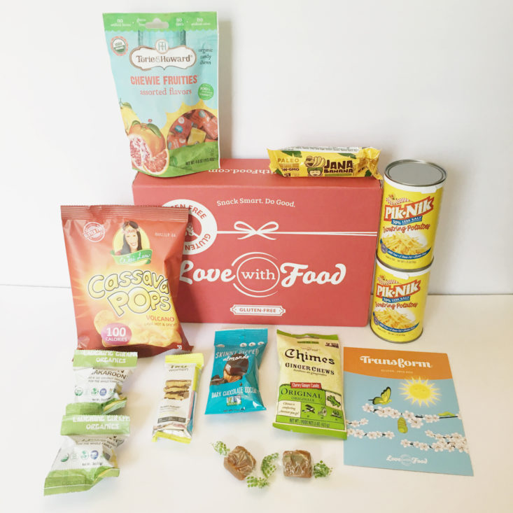Love With Food Gluten Free April 2018 Unboxing