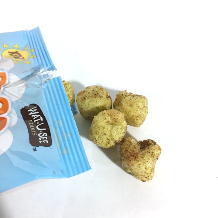 Love with Food Tasting April 2018 - popped chickpeas open
