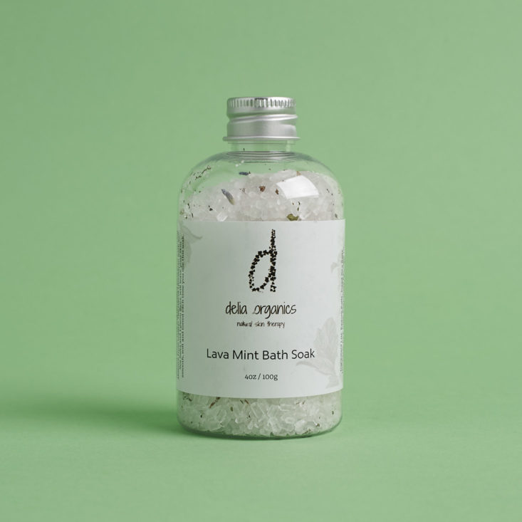 Delia Organics Lava Mint Bath Soak