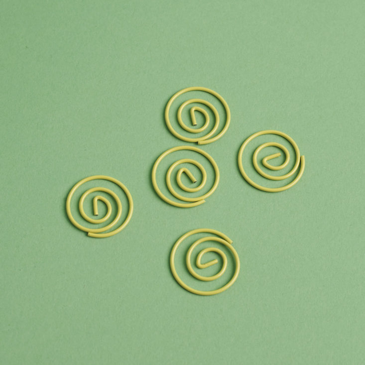spiral paper clips