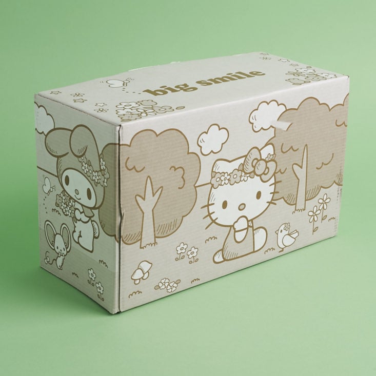 sanrio small gift crate spring box reversible box