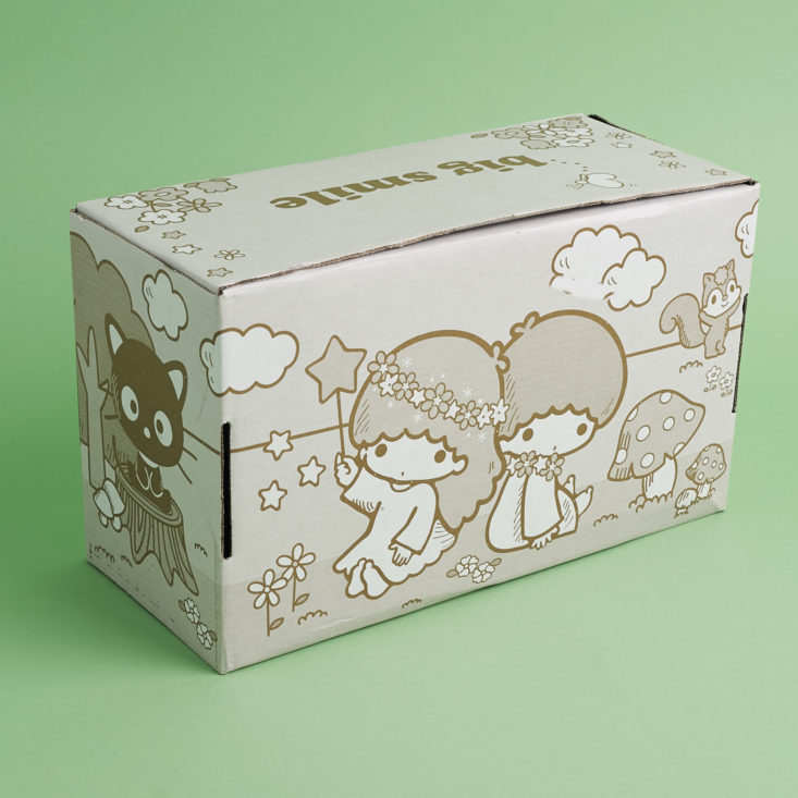 sanrio small gift crate spring box little twin stars box