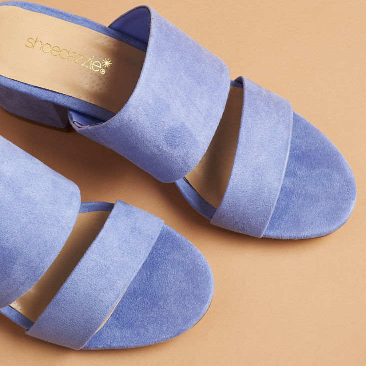 shoedazzle lilac purple heels