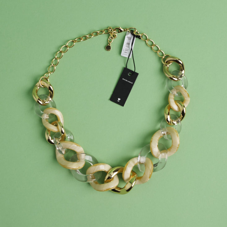 Fabia Mixed Media Link Necklace by BaubleBar