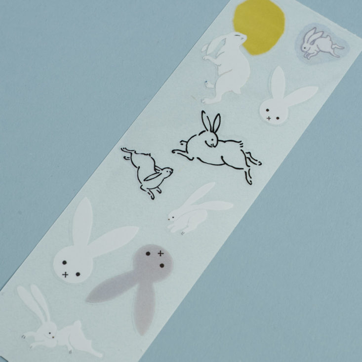 close up of Rabbit Stickers