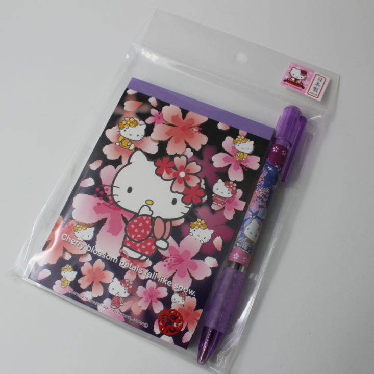 Hello Kitty Memo Pad and Pen