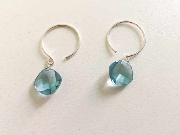 Mini Quartz Hoops by Craft and Copper