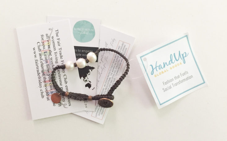 fair trade friday bracelet of the month april 2018 review