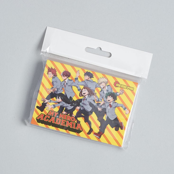 anime bento my hero academia sticky note pad