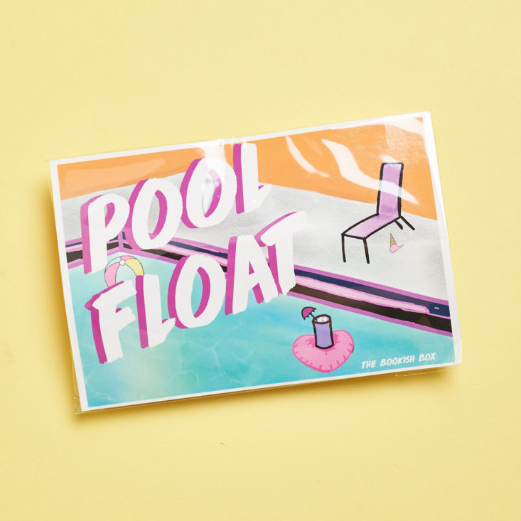 Bookish Box pool float card