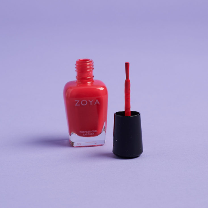 causebox summer bright red nail polish