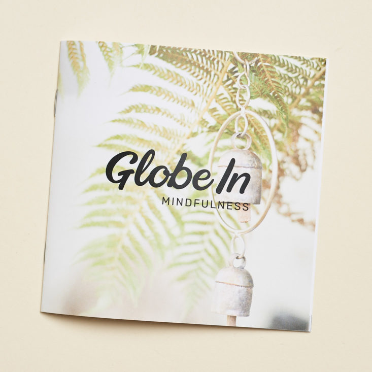 globe in mindfulness booklet cover