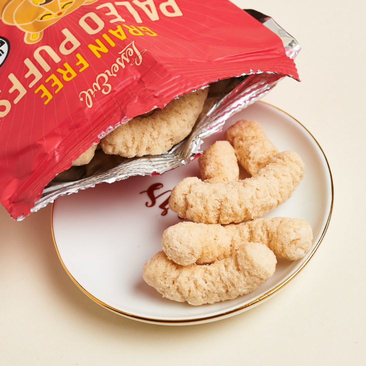 goddess provisions paleo puffs in dish