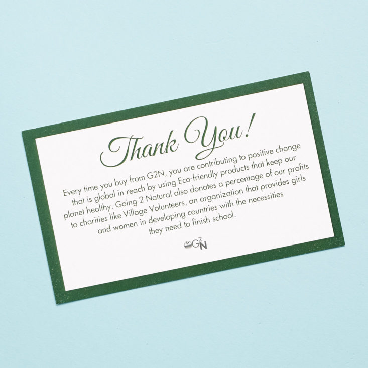 kloverbox thank you card