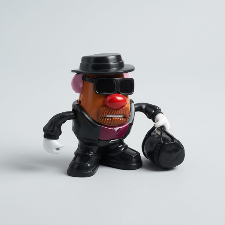 monthly mystery box of awesome mr potato head breaking bad toy
